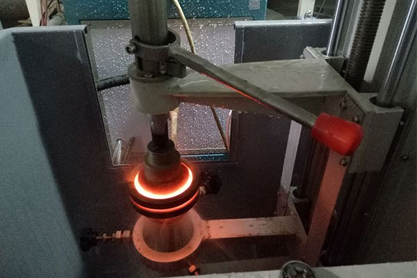 钻头经高频加热机处理时出现的问题